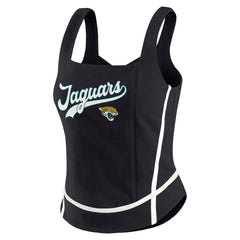 WEAR by Erin Andrews Women's Square Neck Tank Top - Jacksonville Jaguars