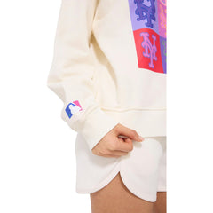 MLB New York Mets Terez Women's Technicolor Oversized Pullover Sweatshirt