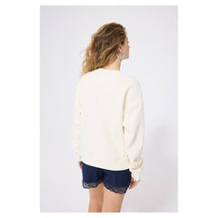 MLB Chicago Cubs Terez Women's Technicolor Oversized Pullover Sweatshirt