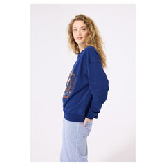 MLB Houston Astros Terez Women's Oversized Gemstone Logo Sweatshirt