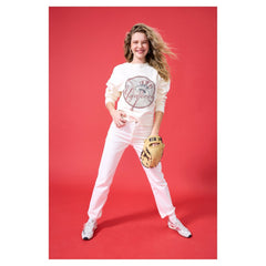 MLB New York Yankees Terez Women's Oversized Gemstone Logo Sweatshirt