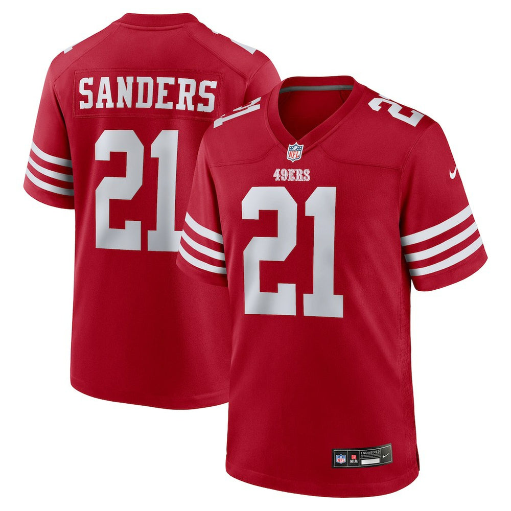 Deion Sanders Team Retired Player Game Jersey - San Francisco 49ers
