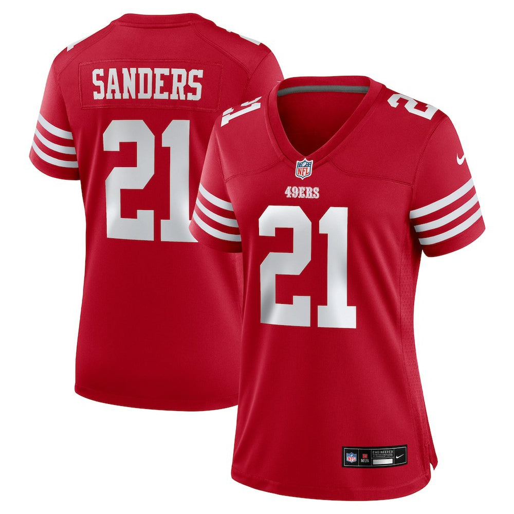 Deion Sanders Women's Retired Player Game Jersey - San Francisco 49ers