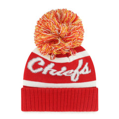 '47 Women's Spirited Cuffed Knit Hat with Pom - Kansas City Chiefs