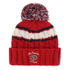 '47 Women's Emma Cuffed Knit Hat with Pom - San Francisco 49ers