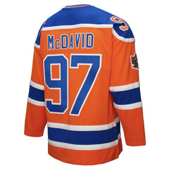 NHL Orange Connor McDavid Edmonton Oilers Mitchell & Ness Power Play Jersey