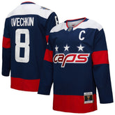 NHL Navy Alexander Ovechkin Washington Capitals Mitchell & Ness Power Play Jersey