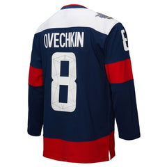 NHL Navy Alexander Ovechkin Washington Capitals Mitchell & Ness Power Play Jersey