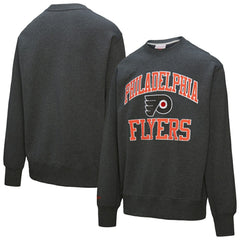 NHL Charcoal Philadelphia Flyers Mitchell & Ness Playoff Win Fleece Pullover Sweatshirt