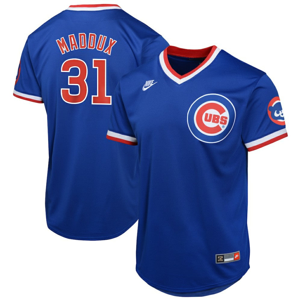 MLB Greg Maddux Chicago Cubs Nike Youth Cooperstown Collection Limited Jersey