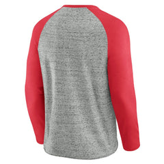 MLB Washington Nationals Darius Rucker Collection by Fanatics Raw Edge Raglan Long Sleeve Baseball T-Shirt