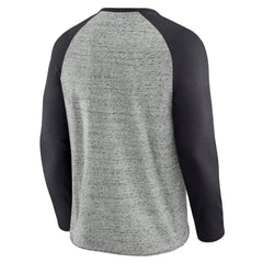 MLB Tampa Bay Rays Darius Rucker Collection by Fanatics Raw Edge Raglan Long Sleeve Baseball T-Shirt