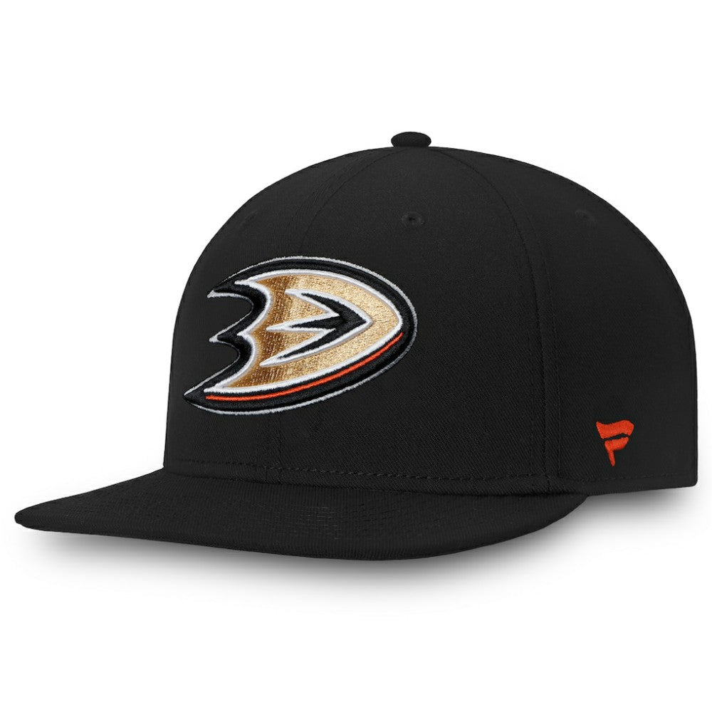 NHL Black Anaheim Ducks Fanatics Core Fitted Hat