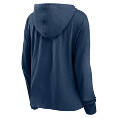 NHL Heather Navy Winnipeg Jets Fanatics Women's Faded Pullover Hoodie