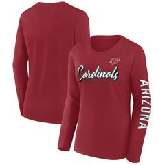 Women's Cheerleader Long Sleeve T-Shirt - Arizona Cardinals