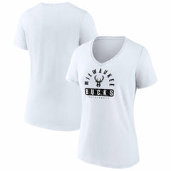 NBA Milwaukee Bucks Women's Bench Warmer V-Neck T-Shirt