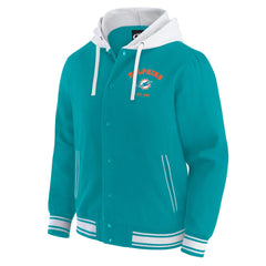 Darius Rucker Collection Full-Snap Hoodie Jacket - Miami Dolphins