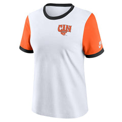 Women's Rewind Ringer Tri-Blend T-Shirt - Cincinnati Bengals