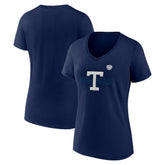 NHL Navy Toronto Maple Leafs Fanatics Women's Primary Logo V-Neck T-Shirt