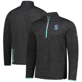 NHL Heather Charcoal Seattle Kraken Fanatics Authentic Pro Lightweight Quarter-Zip Pullover