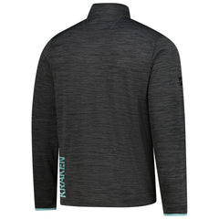 NHL Heather Charcoal Seattle Kraken Fanatics Authentic Pro Lightweight Quarter-Zip Pullover