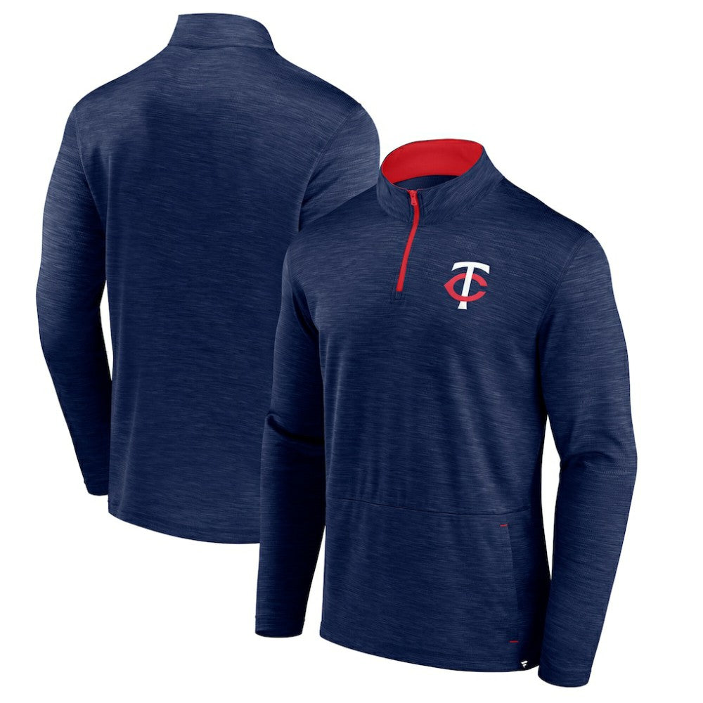 MLB Minnesota Twins Fanatics Fundamentals Quarter-Zip Pullover