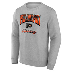 NHL Gray Philadelphia Flyers Fanatics Light the Candle Fleece Pullover Sweatshirt