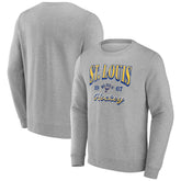 NHL This item will ship within 8 business days. Fanatics St. Louis Blues Gray Nimbus Fleece Pullover Sweatshirt
