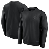 NHL Black Seattle Kraken Fanatics Authentic Pro Road Fleece Sweatshirt