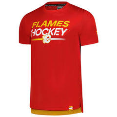 NHL Red Calgary Flames Fanatics Authentic Pro Tech T-Shirt