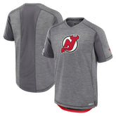 NHL Heather Gray New Jersey Devils Fanatics Authentic Pro Rink Performance T-Shirt