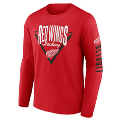 NHL Red Detroit Red Wings Fanatics Headline Long Sleeve T-Shirt