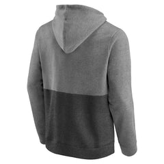 NHL Heather Gray/Heather Charcoal Los Angeles Kings Fanatics Block Party Signature Pullover Hoodie