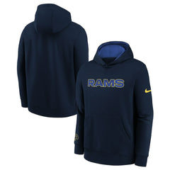 Youth 2025 Rivalries Collection Club Hoodie - Los Angeles Rams