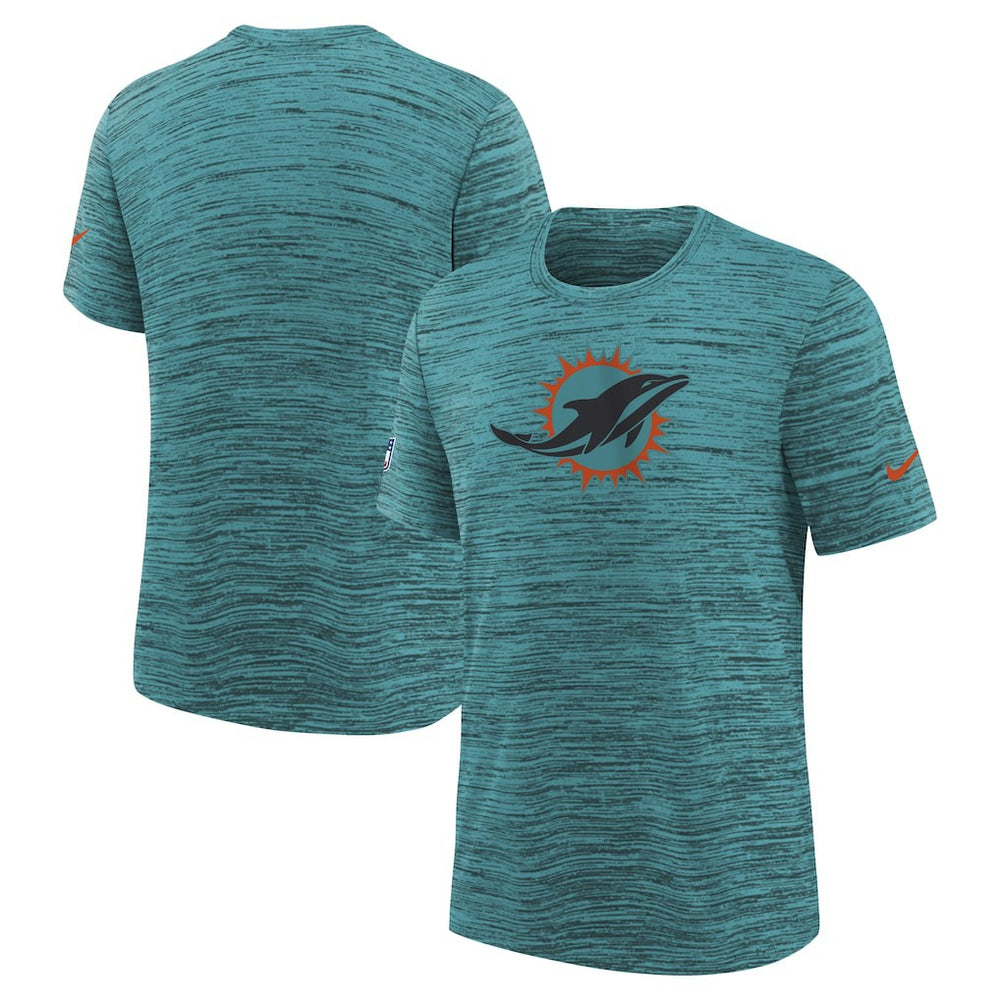 Youth 2025 Rivalries Collection Sideline Velocity Dri-FIT T-Shirt - Miami Dolphins