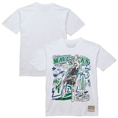 NBA Dirk Nowitzki Dallas Mavericks Hardwood Classics Chalked Up T-Shirt sale