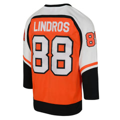 NHL Orange Eric Lindros Philadelphia Flyers Mitchell & Ness Youth 1996/97 Power Play 2.0 Player Jersey with Captain Patch
