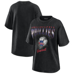 MLB Philadelphia Phillies WEAR by Erin Andrews Women's Oversized Boyfriend T-Shirt