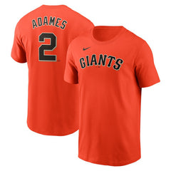 MLB Willy Adames San Francisco Giants Nike Fuse Name & Number T-Shirt