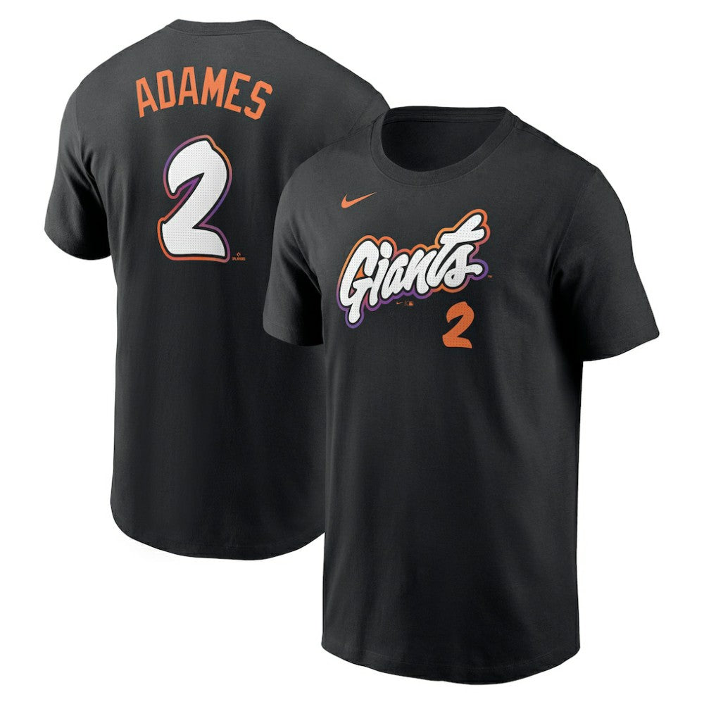 MLB Willy Adames San Francisco Giants Nike 2025 City Connect Fuse Name & Number T-Shirt