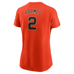MLB Willy Adames San Francisco Giants Nike Women's Cooperstown Collection Fuse Name & Number T-Shirt