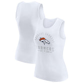 WEAR by Erin Andrews Women's Ribbed Graphic Tank Top - Denver Broncos