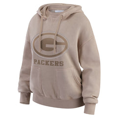 WEAR by Erin Andrews Women's Washed Pullover Crewdie - Green Bay Packers