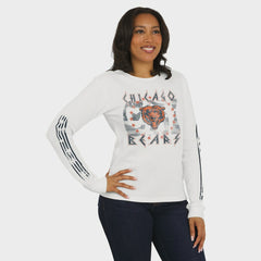 WEAR by Erin Andrews Women's Graphic Waffle Long-Sleeve T-Shirt - Chicago Bears