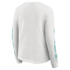 WEAR by Erin Andrews Women's Graphic Waffle Long-Sleeve T-Shirt - Miami Dolphins
