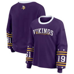 WEAR by Erin Andrews Women's Sport Long-Sleeve T-Shirt - Minnesota Vikings