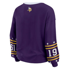 WEAR by Erin Andrews Women's Sport Long-Sleeve T-Shirt - Minnesota Vikings