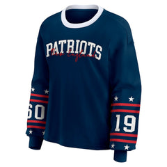 WEAR by Erin Andrews Women's Sport Long-Sleeve T-Shirt - New England Patriots