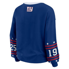 WEAR by Erin Andrews Women's Sport Long-Sleeve T-Shirt - New York Giants