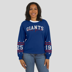 WEAR by Erin Andrews Women's Sport Long-Sleeve T-Shirt - New York Giants